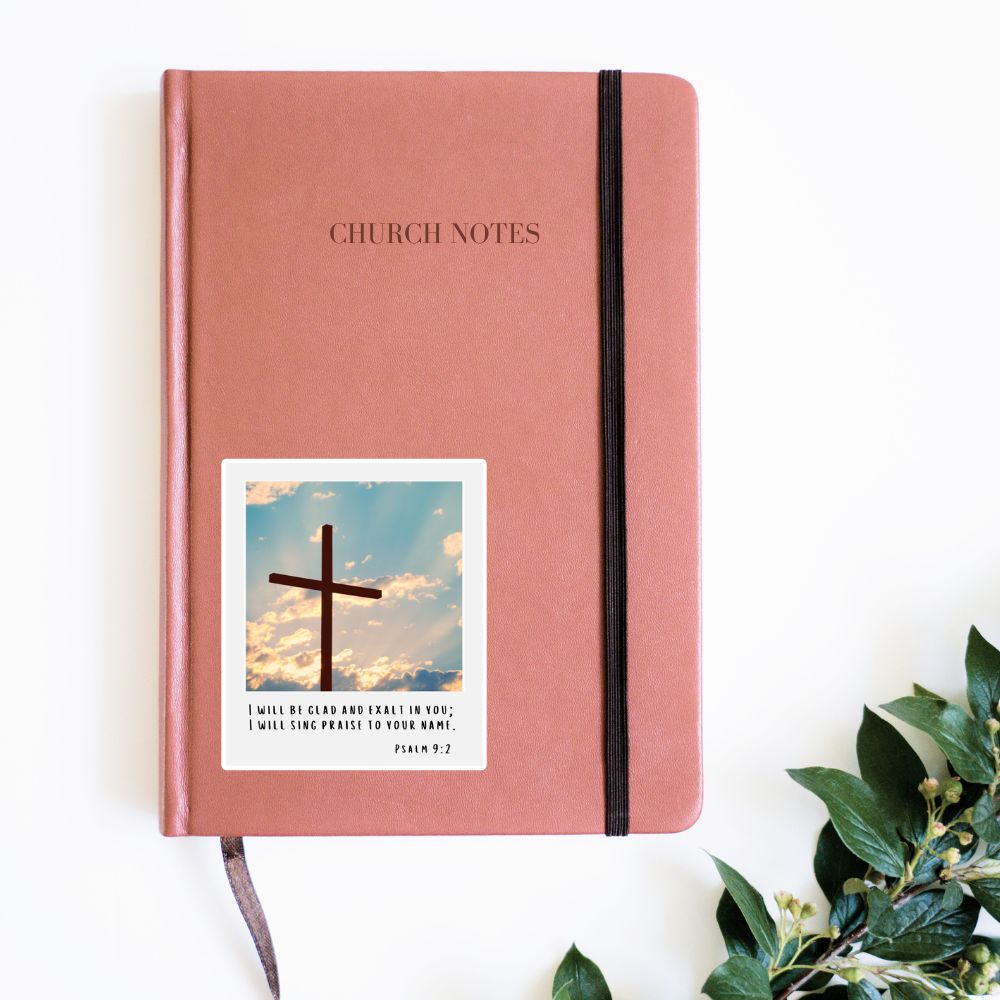 Psalm 9:2 Instant Photo Sticker