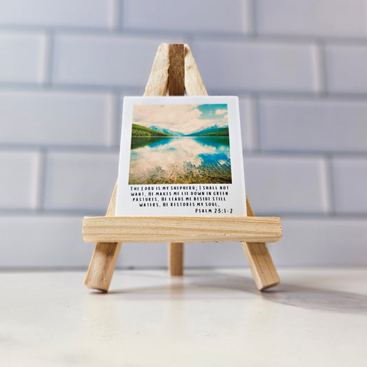 Psalm 23:1-2 Instant Photo Sticker