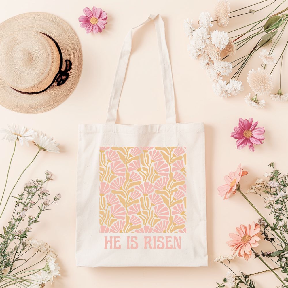 HE IS RISEN Tote Bag